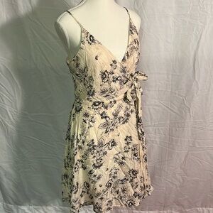 Express faux wrap dress size large